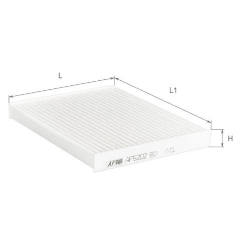 Filtr kabiny Alpha Filter AF5202 cena, od 6,89 USD