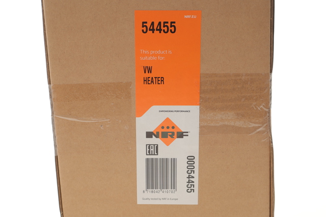 Chłodnica nagrzewnicy (ogrzewacza) NRF 54455 cena, od 65,50 USD
