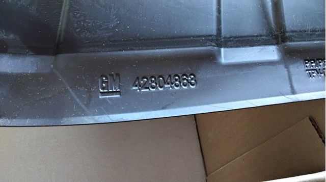 42804863 General Motors Kierownica powietrza (deflektor) chodnicy dolna