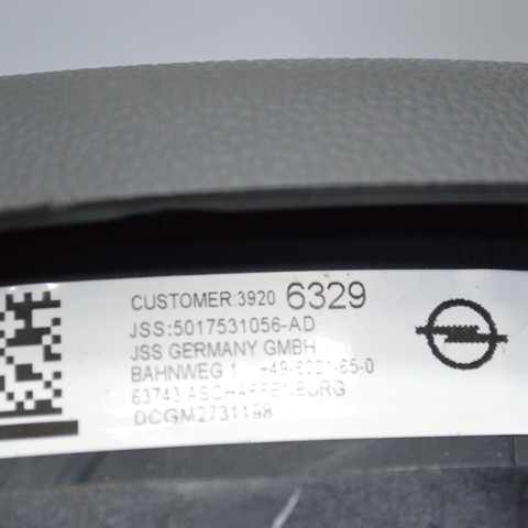 Poduszka powietrzna (Airbag) kierowcy Opel 39206329 cena, od 71,18 USD