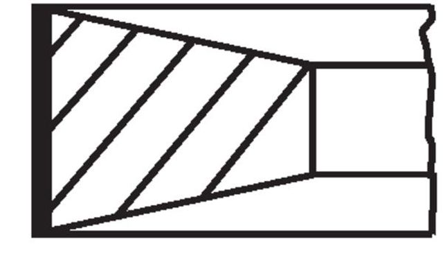 Do koszyka 007RS001060N0 Mahle Original Pierścienie tłokowe na 1 cylinder, STD.