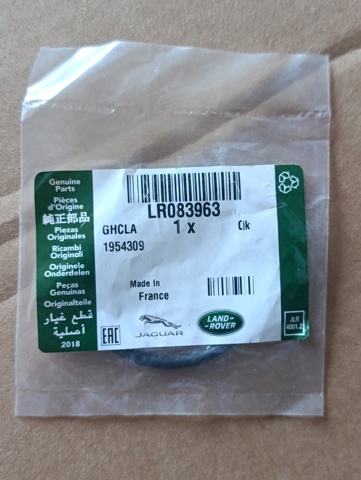 Uszczelka pierścieniowa przewodu EGR Land Rover LR083963 cena, od 6,27 USD