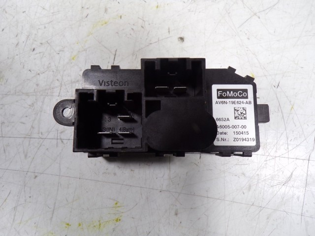 AV6N19E624AB Ford Regulator obrotów wentylatora (sterownik)