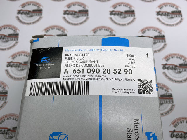 A651090285290 Mercedes Filtr paliwa