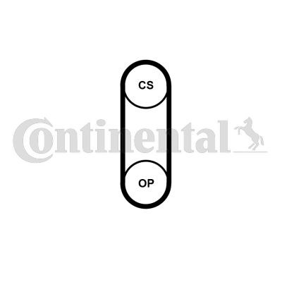 Pasek pompy olejowej Continental/Siemens CT1234 cena, od 26,06 USD