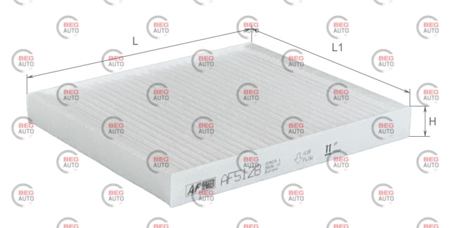 Filtr kabiny Alpha Filter AF5128 cena, od 7,64 USD