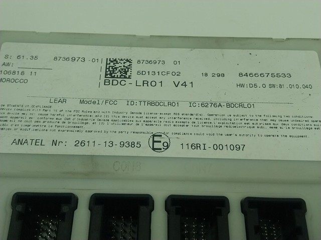 Blok komfortu do BMW X5  F15, F85