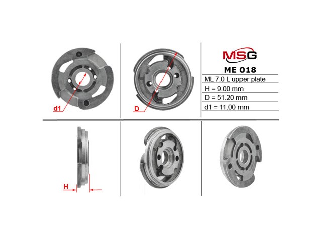  Zestaw naprawczy pompy wspomagania hydraulicznego Mercedes R 