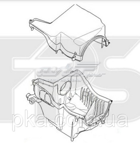 Obudowa filtra powietrza FPS FP2533101 cena, od 22,76 USD