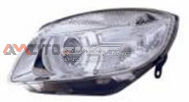 Reflektor lewy 6651115LLDEM Depo/Loro/Abakus