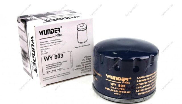 Filtr oleju WY803 Wunder