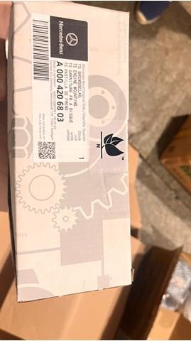 Klocki hamulcowe przednie tarczowe Mercedes A0004206803 cena, od 69,81 USD