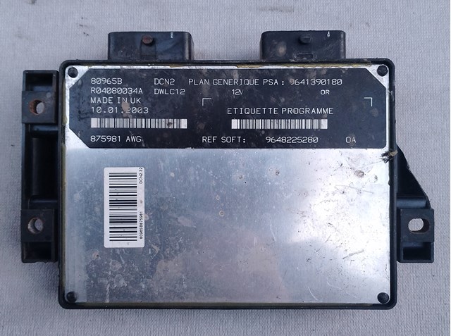  Sterownik silnika Peugeot 206 