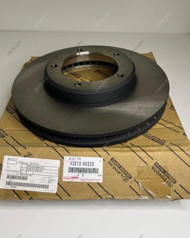 Do koszyka 4351260220 Toyota Tarcza hamulcowa przednia