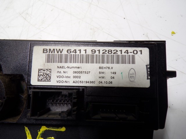 Sterownik trybów ogrzewania/klimatyzacji BMW 64119199259
