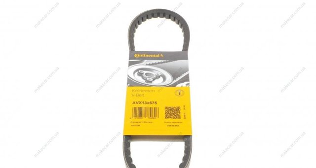 Pas napędowy mechanizmów Continental/Siemens AVX13X675 cena, od 7,28 USD