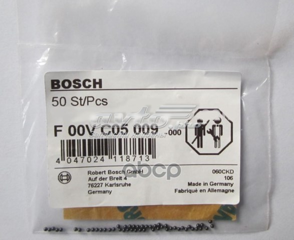 Do koszyka F00VC05009 Bosch Zestaw naprawczy wtryskiwacza