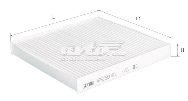 Filtr kabiny Alpha Filter AF5099 cena, od 12,06 USD
