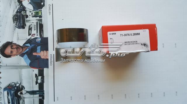 Panewki korbowodowe wału korbowego, zestaw, 1. naprawa (+0,25) Glyco 713876025 cena, od 25,05 USD