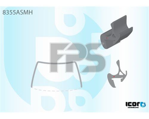 Listwa ochronna szyby przedniej Toyota Prius hatchback (NHW20) (2003 - 2009) cena, od 28,45 USD