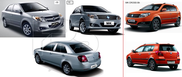 Maska silnika do Geely Mk  