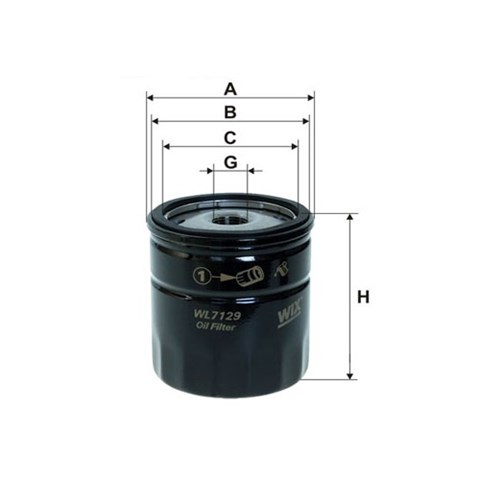 Obudowa filtra oleju WL712912 WIX