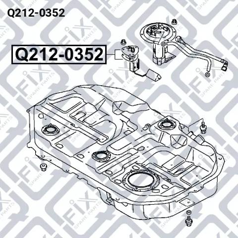 Do koszyka Q2120352 Q-fix Czujnik poziomu paliwa w zbiorniku