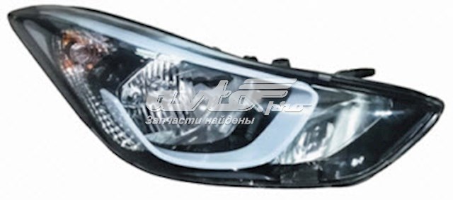 Do koszyka Reflektor prawy Hyundai Elantra V MD