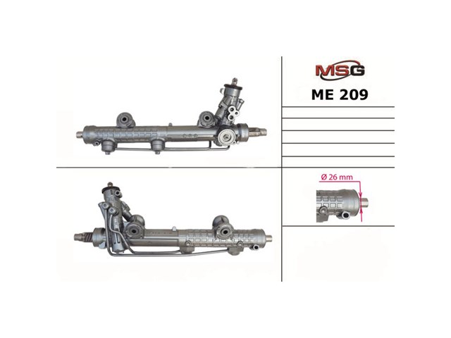 ME209 MSG Listwa kierownicza (maglownica)