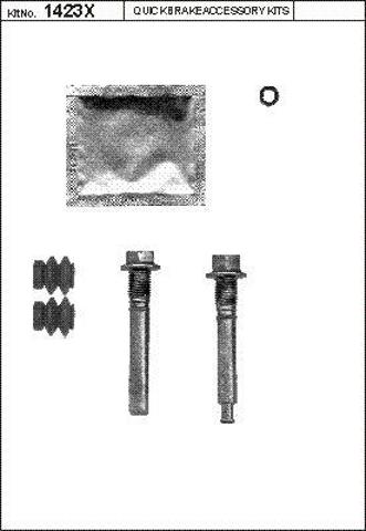 QB1131423X Quick Brake Prowadnica zacisku tylnego górna
