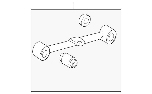 4871060140 Toyota Wahacz (drążek) zawieszenia tylnego podłużny górny prawy