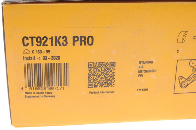 Do koszyka CT921K3PRO Continental/Siemens Pasek rozrządu, zestaw