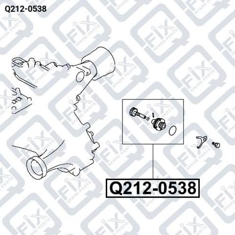 Czujnik prędkości do Mitsubishi L 200 III K60, K70
