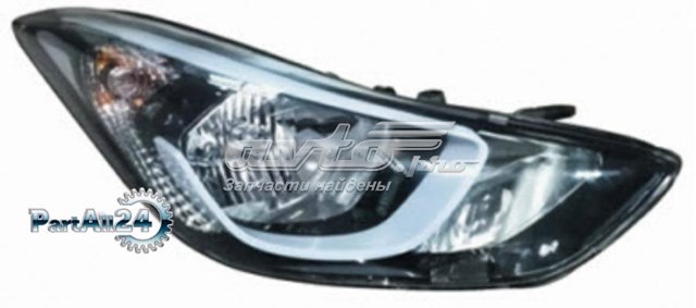 Reflektor prawy Hyundai Elantra V