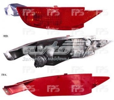 Do koszyka FP2810F4P FPS Lampa odblaskowa zderzaka tylnego prawa