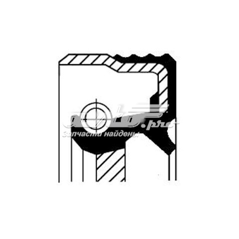 Uszczelniacz wału korbowego przedni 12015260 Corteco