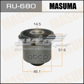 RU680 Masuma Silentblock przedniego wahacza górnego