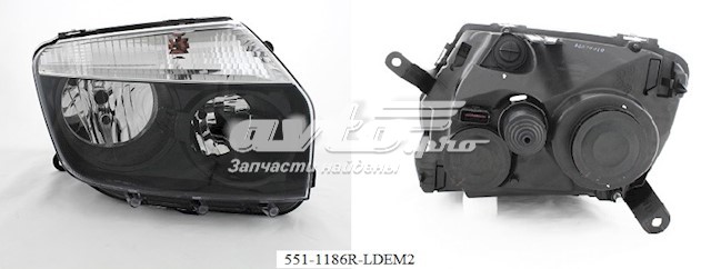 5511186RLDEM2 Depo/Loro Reflektor prawy