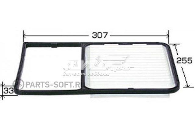 Filtr powietrza JS Asakashi A1016 cena, od 11,73 USD