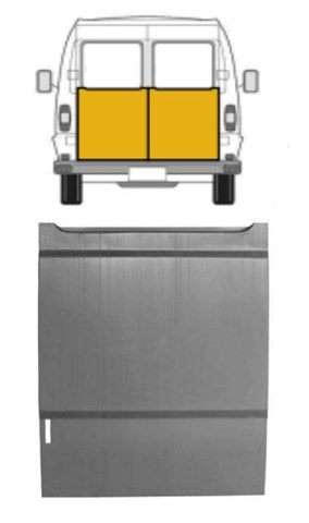Do koszyka Drzwi tylne lewe Mercedes Bus 207-310  602
