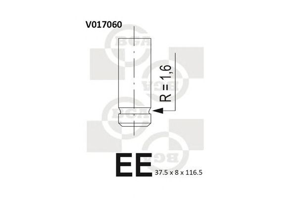 V017060 BGA zawór dolotowy/ssący