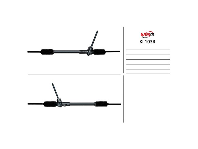 Listwa kierownicza (maglownica) KI101R MSG Rebuilding