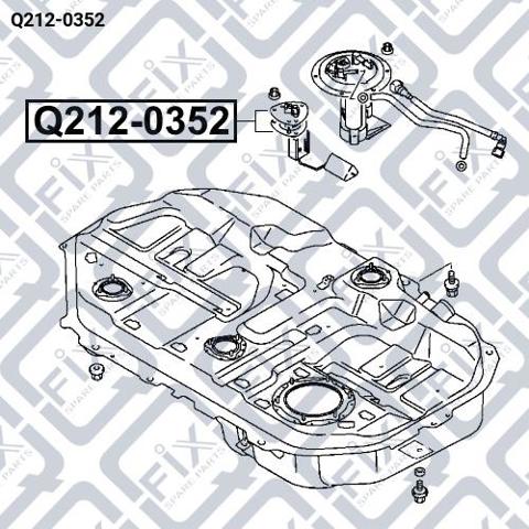 Czujnik poziomu paliwa w zbiorniku Q-fix Q2120352 cena, od 35,12 USD