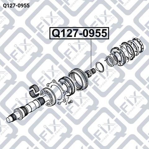 Łożysko wału sprzęgłowego skrzyni biegów Mitsubishi Pajero SPORT I SUV (K90) (1996 - 2009) cena, od 8,80 USD