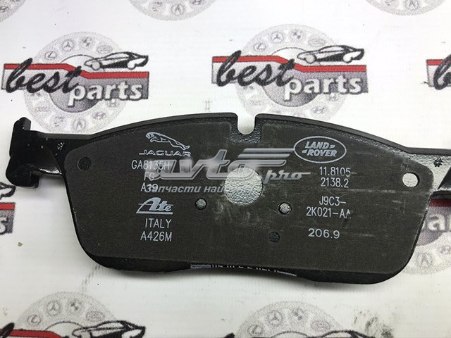 Klocki hamulcowe przednie tarczowe LR128263 Land Rover