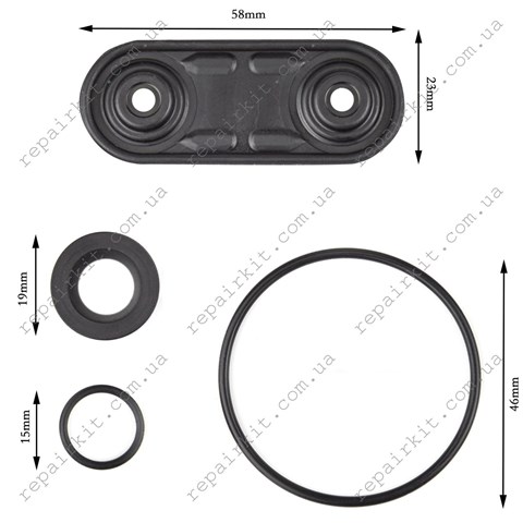 KL1477146 Klifex Zestaw naprawczy wtryskiwacza