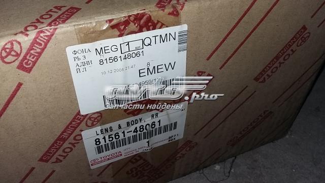 Lampa zespolona tylna lewa zewnętrzna Toyota 8156148061 cena, od 197,50 USD