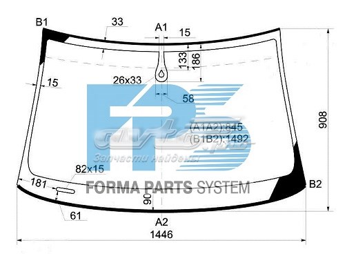 Do koszyka Szyba przednia Audi A4 Avant B6 8E5