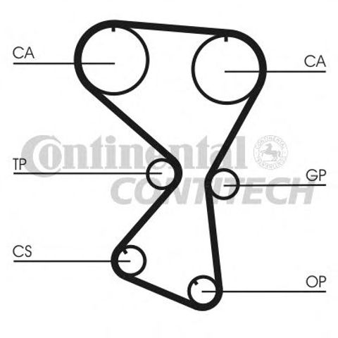 Pasek rozrządu Continental/Siemens CT1075 cena, od 34,61 USD