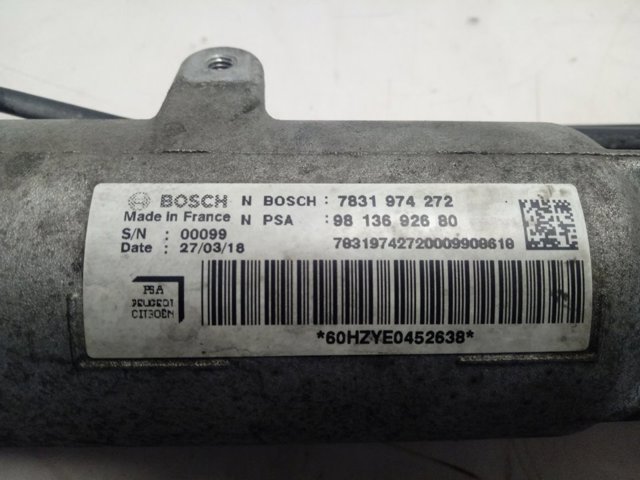 Do koszyka 9813692680 Peugeot/Citroen Listwa kierownicza (maglownica)